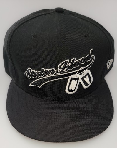 NWT Vintage Staten Island NYC NY Dog Tags New Era 59Fifty Fitted Hat Size 8 RARE - Picture 6 of 23