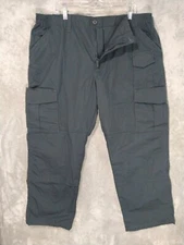 Propper Pants Mens 42x30 Gray Cargo Ripstop Straight Leg Uniform Tactical