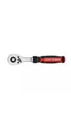 CRAFTSMAN CMMT86821 72-Tooth ¼ inch Low Profile Ratchet Comfort Grip Handle NEW