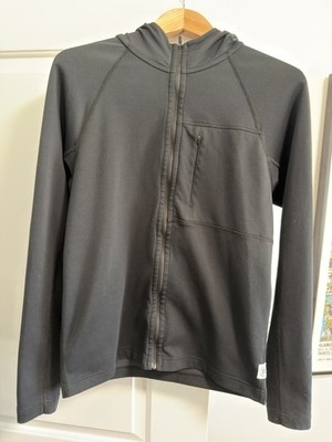 Reigning Champ Deltapeak 165 Black Full Zip Hoodie Size S