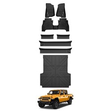 Jeep Gladiator Bed Mat Floor Liners Door Sill