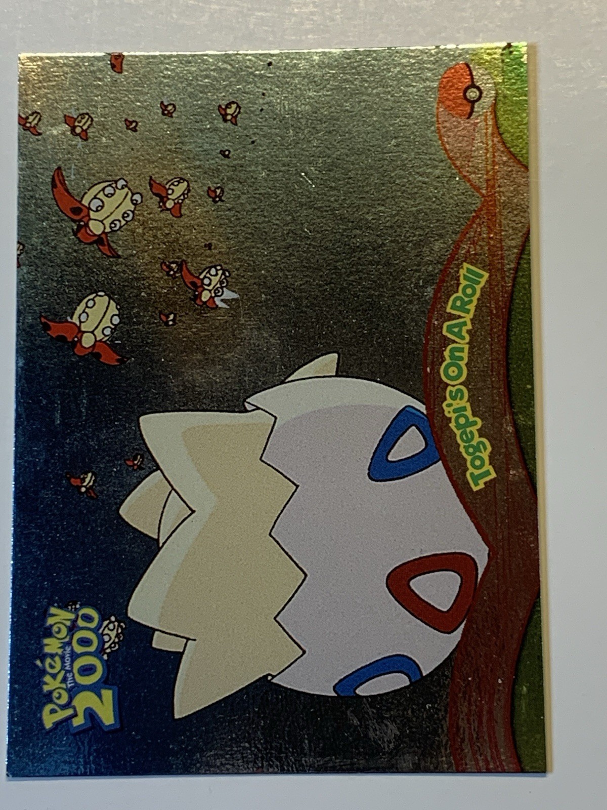 Topps Pokemon the Movie 2000 #1 Togepi's On A Roll Foil FREE COMBINED SHIP