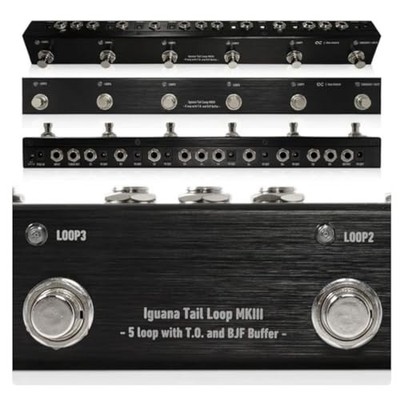 One Control Iguana Tail Loop MK III Switcher BJF Buffer Guitar Effects Pedal MIJ