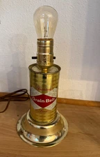 Vintage Grain Belt Beer Can Novelty Advertising Mancave Lamp no shade
