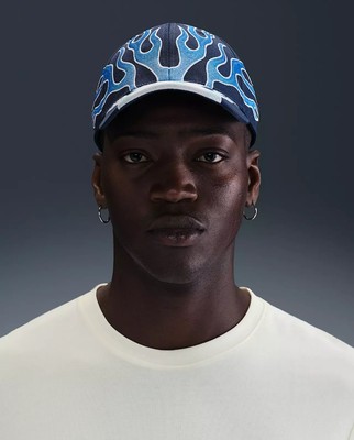 Nike Club Cap Structured OG Flame Cap Hat Midnight Navy M/L