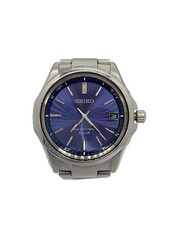 SEIKO Wristwatch Analog Stainless NVY SLV 7B24 0BN0