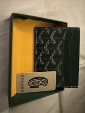 Green Luxury Designer Wallet Mens Brand New With Box Leather Custom