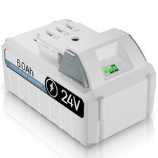 1 Pack 6.0Ah 24V Battery for Snow Joe  Sun Joe iON 24V 24VBAT-LTX 24VBAT-LTW
