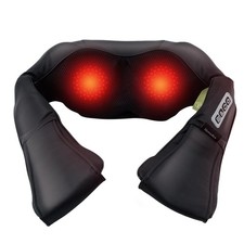 Homedics Shiatsu Neck 3 Massager Heads with Deep Heat Black