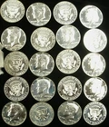 1970-S Proof Kennedy Half Dollar 40% Silver 20 Coin Roll, PQ Pieces