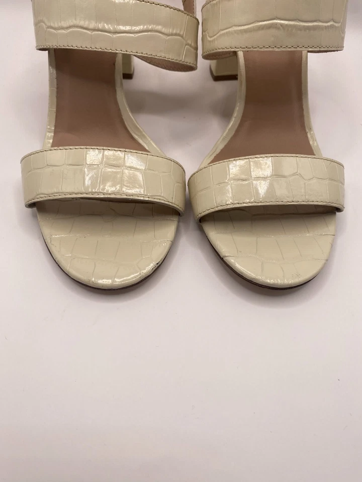 Sandalia de tacón LK Bennett para mujer Raya marfil talla 41/10 Foto 4 de 4