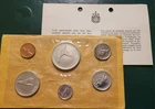 1867-1967 Canada Centennial Silver Uncirculated 6 Coin Set With COA 1.1 ozt