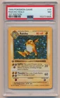 PSA 7 Pokemon Base Set 1st Edition Holo Rare Raichu 14/102 NEAR MINT Condition!