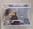 Funko Pop! TV Stranger Things Season 4 Max And Lucas 2-Pack With Pop Protector.