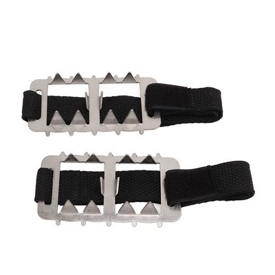 Outdoor Winter Snow Ice Shoe Cover 10 Tooth Bundled Crampons Stainless Steel SET