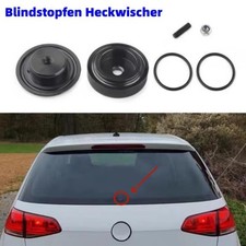 Blindstopfen Heckwischer Heck Clean Abdeckung für VW Golf 4 5 6 7 Glas Stopfen