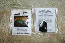 VINTAGE LOT of 2 SKOAL BANDIT RACING COPPER WORLD CLASSIC LAPEL PINS ~SEALED PKG