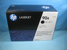 GENUINE HP 90A BLACK CE390A TONER CARTRIDGE - FREE SHIPPING - OPENED BOX