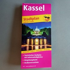 Kassel. Stadtplan 1:14 000 (Land-)Karte Stadt...