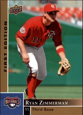 2009 Upper Deck First Edition #299 Ryan Zimmerman - BB