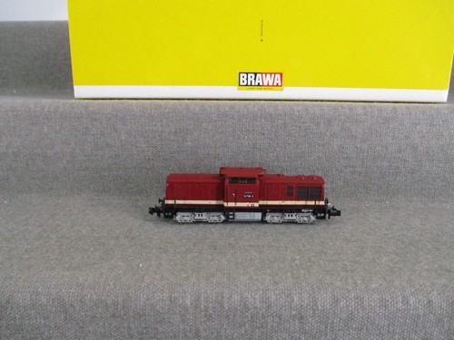Locomotora diésel Brawa escala N 61101 BR112 786-9 analógica de la República Democrática Alemana en embalaje original | Condition: Gebraucht