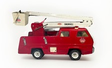Vintage 1970s Made In USA Tonka Toys Pressed Steel XR-101 Snorkel Fire Truck