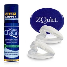 ZQuiet, Anti-Snoring Mouthpiece Clear  Cleaner 1.5oz Bottle , Starter Pac...