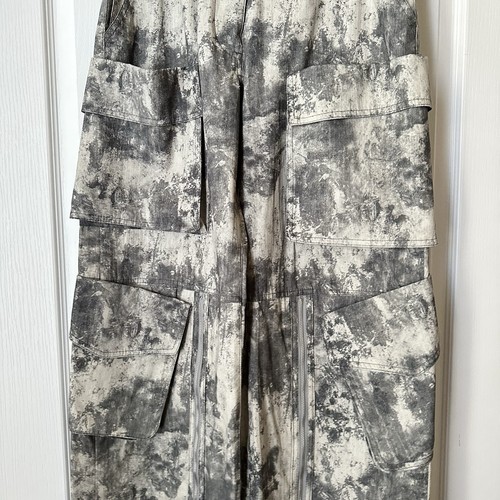 New Zara $89 Printed Cargo Wide Leg Utility Pants Medium 2674/246 - Picture 7 of 13