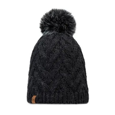 Buff Knitted & Polar Beanie / Caryn Graphite - Warme Winter Outdoor Activity Mütze.
