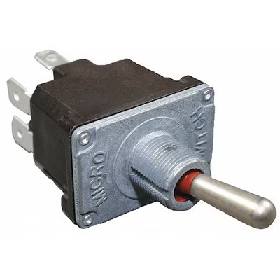 Honeywell 2Nt91-7 Toggle Switch, Dpdt, 6 Connections, Momentary On/Maintained