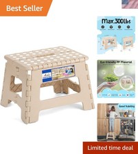 Sturdy 9 Inch Folding Step Stool - Essential for Potty Training  Daily Tasks