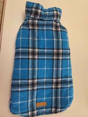 Kuoser Warm Dog Coat Reversible Dog Jacket British Style Plaid Winter Coat 