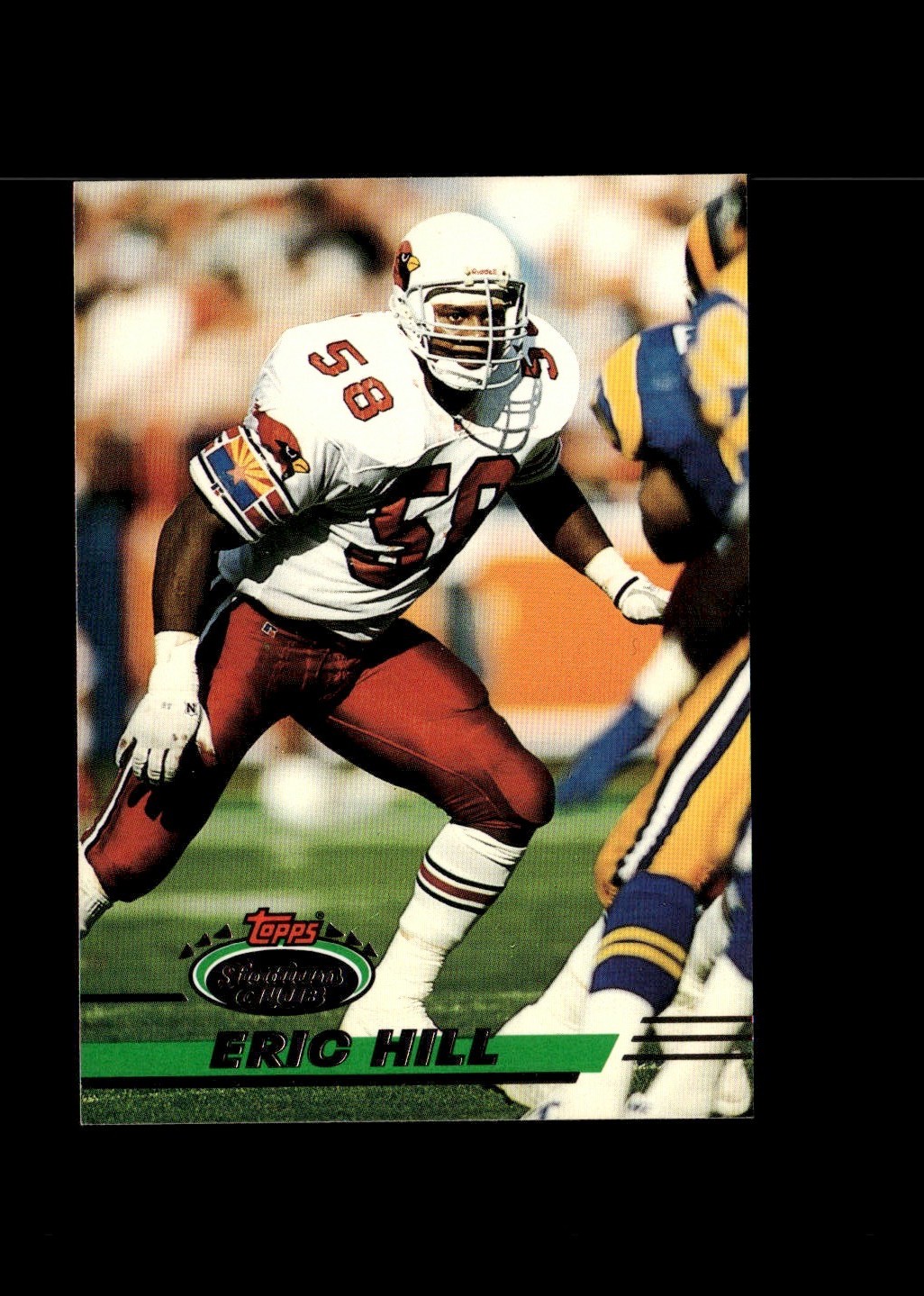 Eric Hill : 1993 Topps Stadium Club NFL Card #487 : Phoenix Cardinals