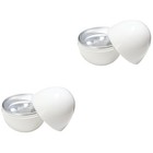  2 Pack Mikrowellen-eierdampfer Mikrowellen-eierpochierer Eierkocher