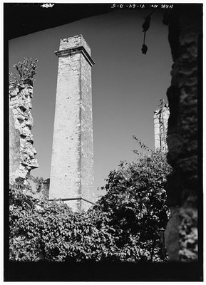5. FACTORY CHIMNEY - Sion Hill Estate, Factory Ruin, Centerline Road vicinity,