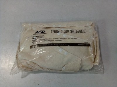Pip Terry Cloth Sweatband Pack, 20 Pieces, 396-20870 Beige, 100% Cotton