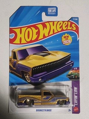 Hot Wheels 2026 A Case BOUNCE'N BASS #1/5 Layin  Low New Casting For 2026