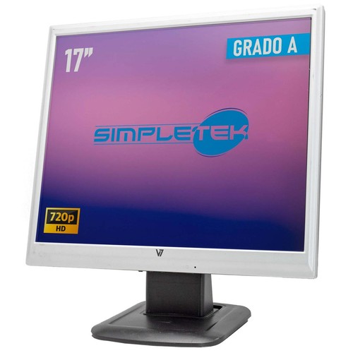 V7 Videoseven S1711 Bildschirm Monitor Lcd Display 17" 4:3 5:4 Vga M Überholt - Bild 2 von 4