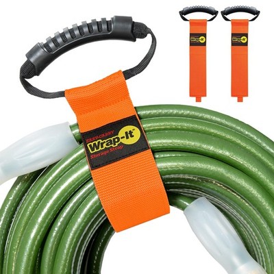Easy-Carry Straps - 28  (2-Pack) Blaze Orange   Heavy-Duty Hook and Loop Cord...