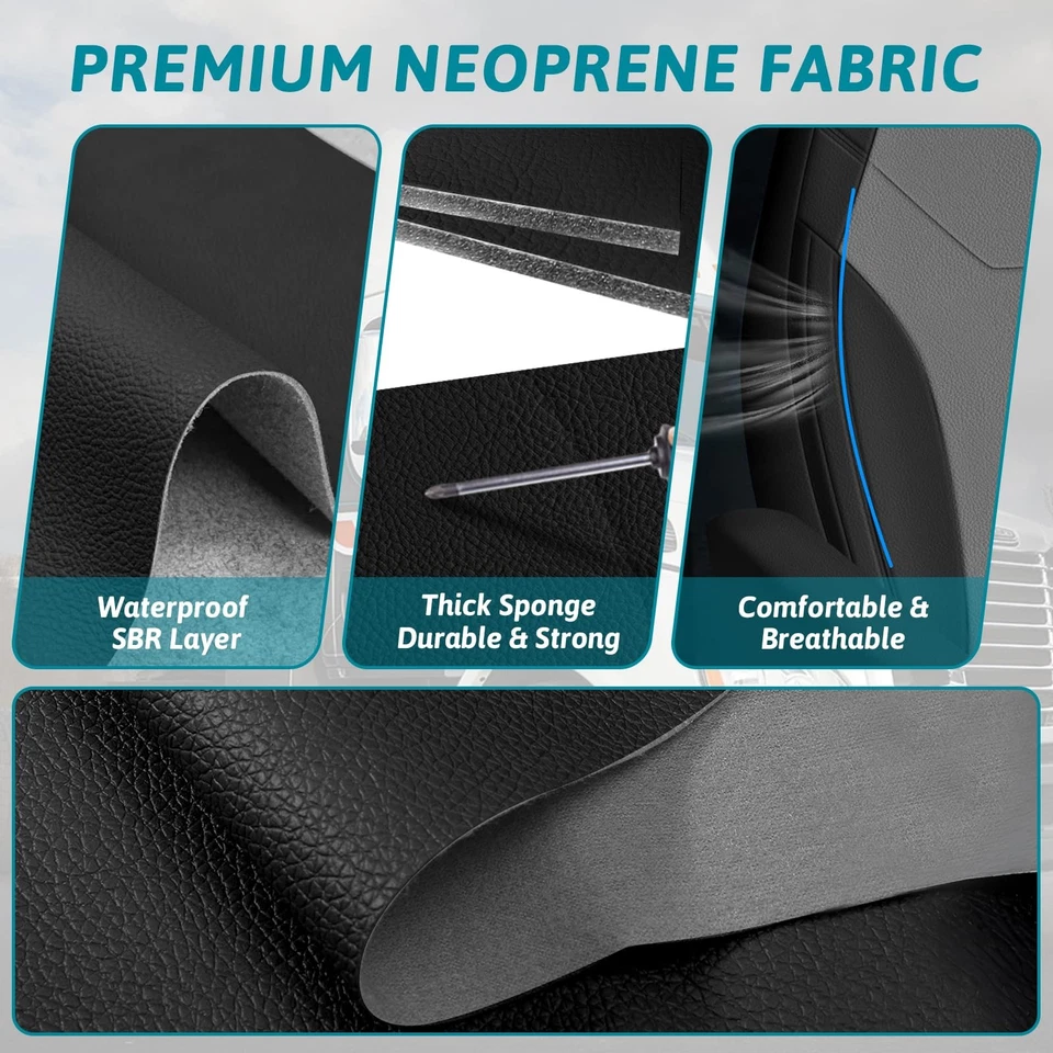 Seat cover fits: FREIGHTLINER CASCADIA 125, 116, 126 (2014-current) (33" back) - Image 4 of 4