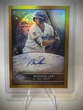 2024 Topps Pro Debut Brooks Lee Future Cornerstones Gold Foil Auto /50 Saints