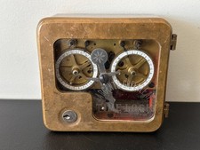 Antique Vintage - PAT. 1877 - SARGENT & GREENLEAF TIME LOCK - Bank Safe Lock