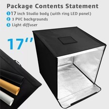 16inch LED Photo Studio Light Box Portable Folding Photography Shooting Tent