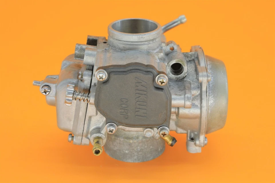 03-04 2003 Sportsman 400 OEM Mikuni 34 carburador carburador combustible acelerador conjunto Foto 2 de 4