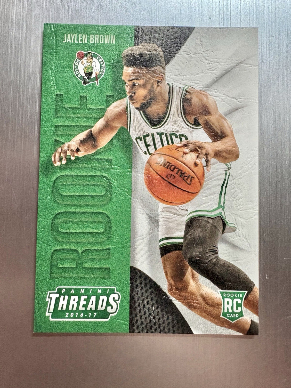 Jaylen Brown 2016-17 Panini Threads Leather Rookie #205 Boston Celtics Rc