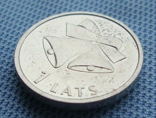 Latvia 1 Lats Christmas Bells 2012 Copper-Nickel Coin M - Image 2 of 4