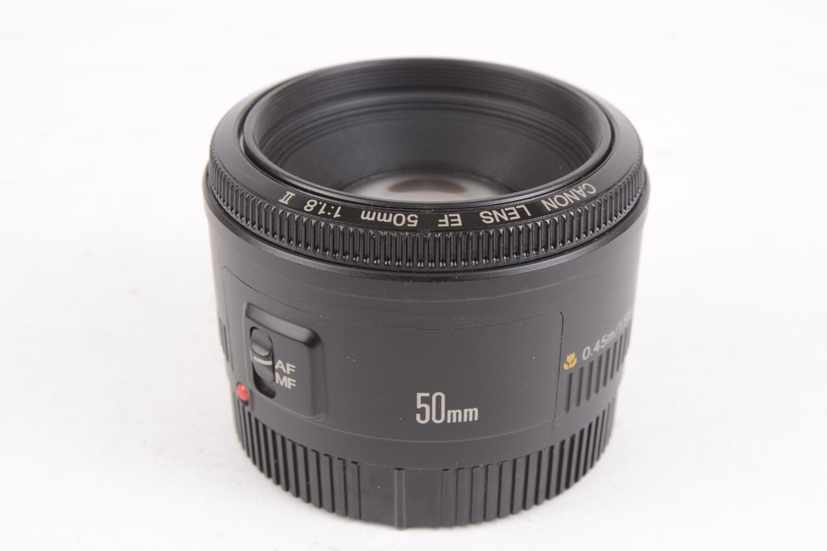 Canon EF 50mm II Prime Portrait Digital Camera Lens #T-06685