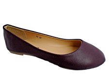 COCOPERLA BORDEAUX FLAT BALLERINAS PUMPS LADIES SHOES UK 7 - EUR 40