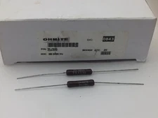 (10 pcs) 25J390 Ohmite, 5 Watt 390 Ohm 5%, Wirewound (Vitreous Enamel) Resistor