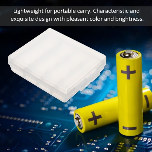 10pcs Clear Battery Holder Case for AA AAA Storage Portable Organizer - 第 4/11 張圖片